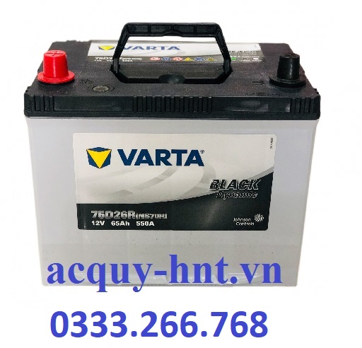 Ắc Quy Khởi Động Varta 75D26L/R (12V-65AH)