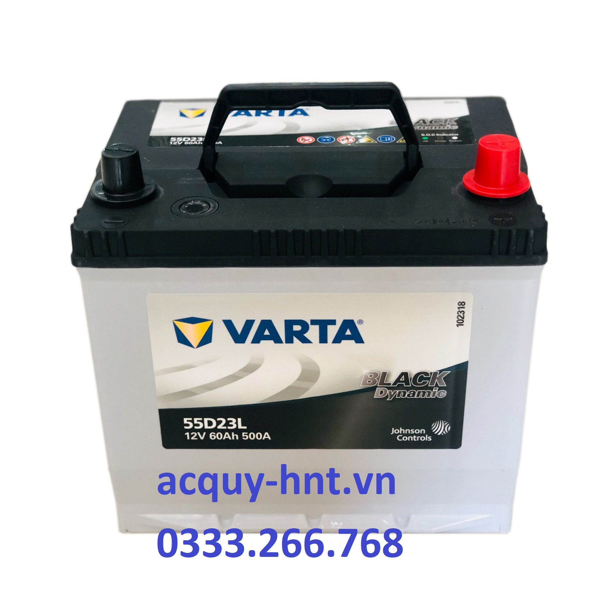 Ắc quy Varta 55D23L(12V-60Ah)