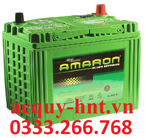 Ắc Quy Khởi Động Amaron 85D23R (12V-60AH)