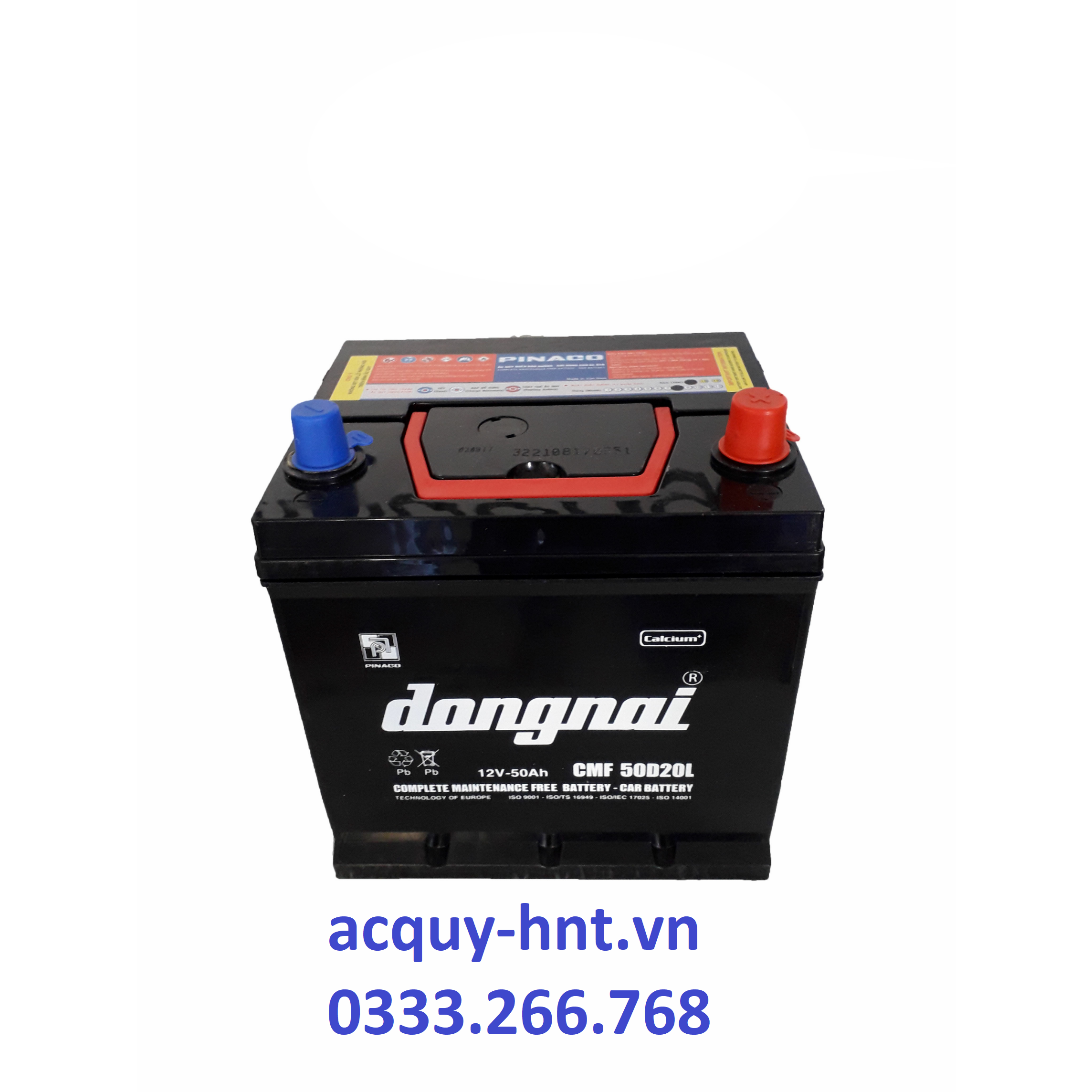 Ắc Quy Khởi Động Đồng Nai CMF 50D20L (12V-50AH)