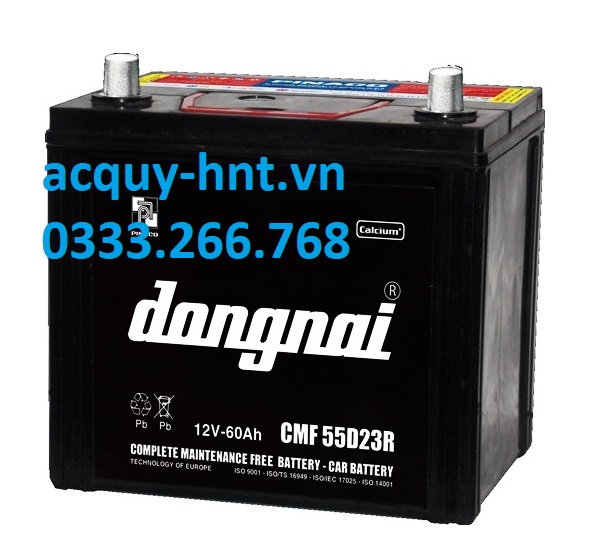 Ắc Quy Khởi Động Đồng Nai CMF 55D23 (12V-60AH)