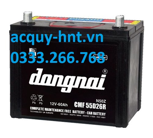 Ắc Quy Khởi Động Đồng Nai CMF 55D26 (12V-60AH)
