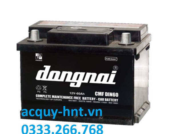 Ắc Quy Khởi Động Đồng Nai CMF DIN 60 (12V-60AH)