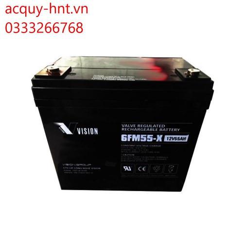 Ắc quy Vision 12V 55AH 6FM55-X