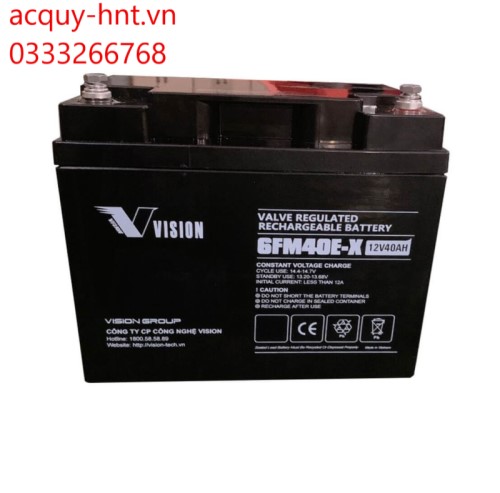 Ắc quy Vision (12V 40AH) 6FM40E-X
